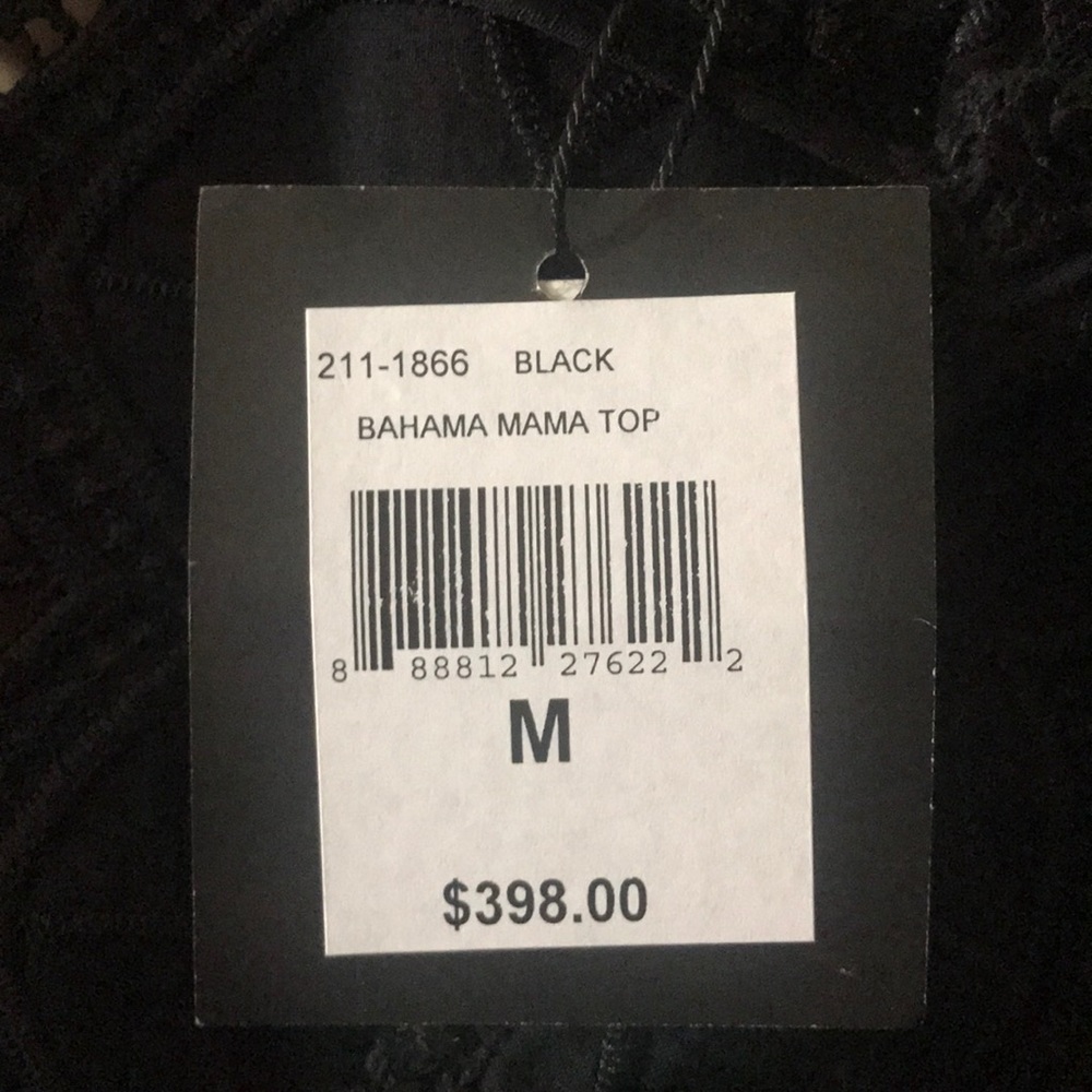 New Nanette Lepore Bahama Mama Top w Fringe Trim - Picture 4 of 6